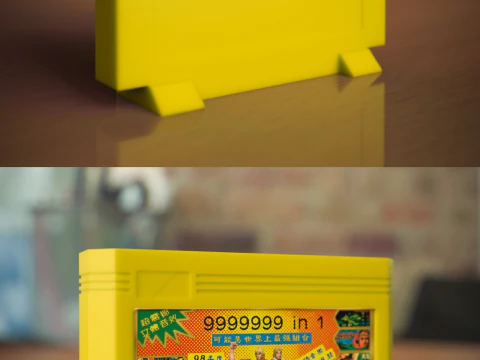 Famicom cartridge 3D Model