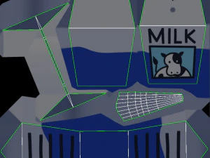 small milk carton 3D Model