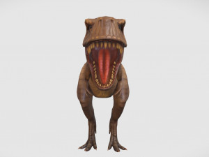 rigged trex character 3D मॉडल