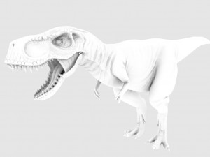 rigged trex character 3D मॉडल
