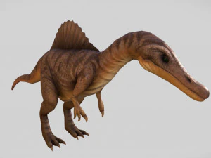 rigged spinosaurus character 3D Model