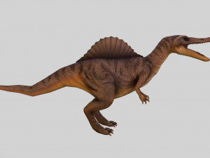 rigged spinosaurus character 3D 모델