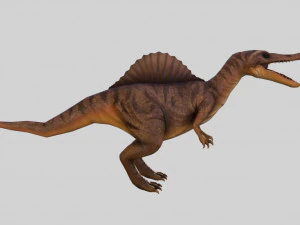 rigged spinosaurus character 3D Model