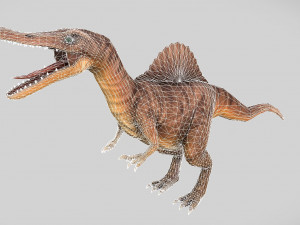 rigged spinosaurus character 3D 모델