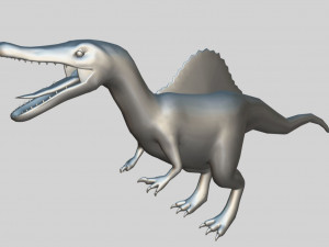 rigged spinosaurus character 3D 모델