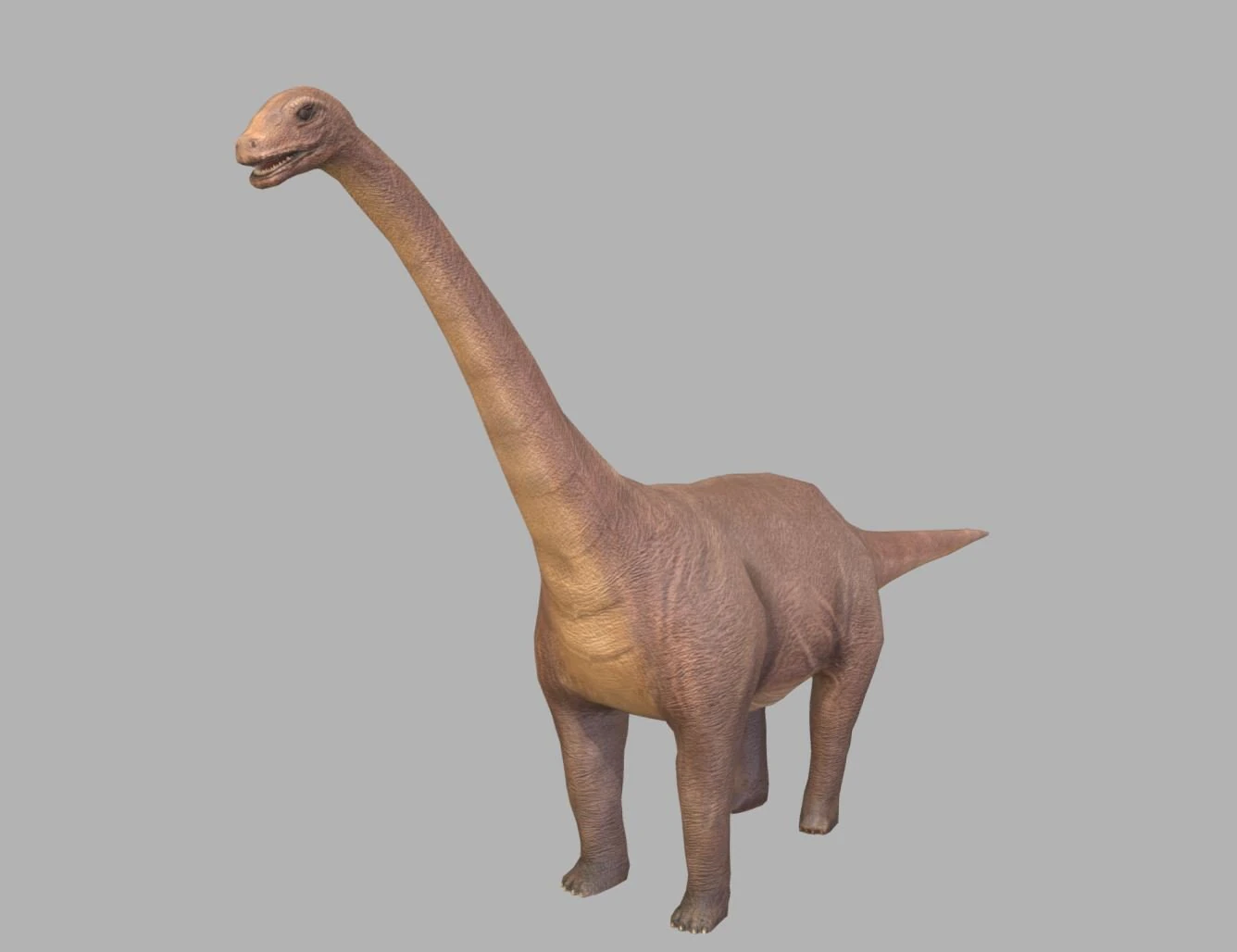 sauropod character 3D Model .c4d .max .obj .3ds .fbx .stl .blend