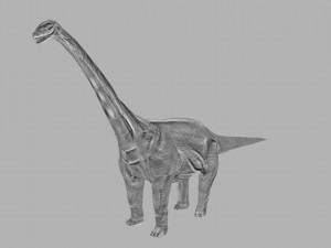 sauropod character 3Dモデル