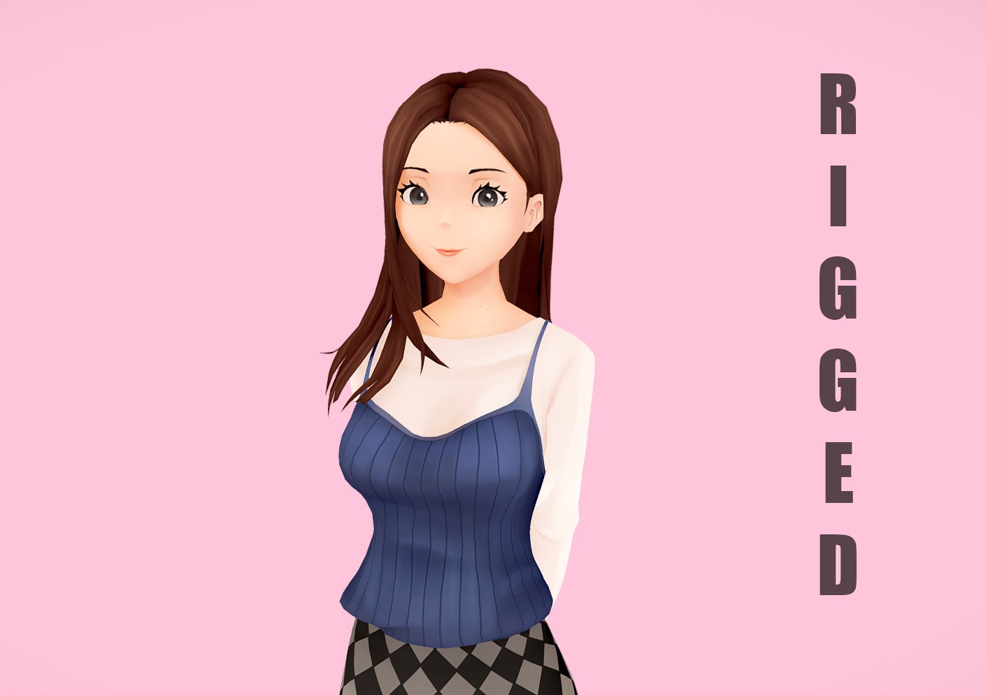 Các fan của nhân vật nữ Anime Character 3D Model đã tìm thấy điểm đến hoàn hảo với mẫu Rigged Anime Girl 3D Model năm 2024 của chúng tôi. Thiết kế đẹp mắt và trang bị đầy đủ để giúp cho nhân vật trở nên sống động hơn bao giờ hết. Hãy cùng trải nghiệm tuyệt vời nhất với Rigged Anime Girl 3D Model 2024 của chúng tôi.
