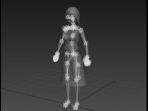 rigged anime girl character 3D मॉडल