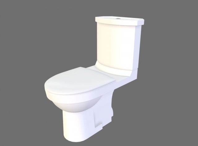 toilet model 3D मॉडल .c4d .max .obj .3ds .fbx .stl .blend 