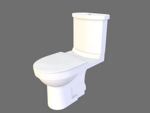modello di toilette Modello 3D