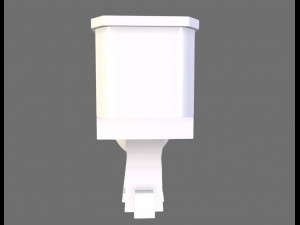 toilet model 3D मॉडल