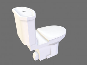 toilet model 3D मॉडल