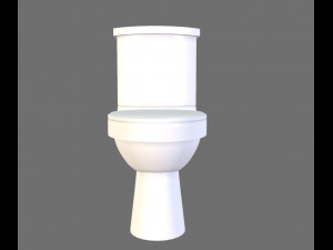 toilet model 3D मॉडल