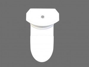 toilet model 3D मॉडल