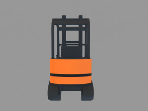 forklift model Modelo 3D