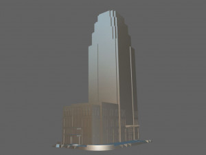 building 01 3D 모델