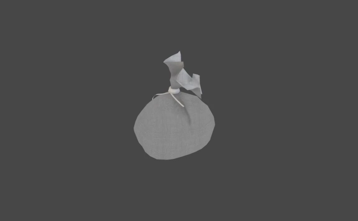3d animated canvas sack 3D Model .c4d .max .obj .3ds .fbx .stl .blend 