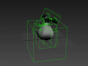 3d animated canvas sack 3D Model