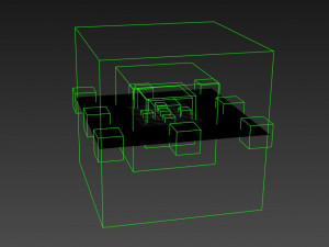3d animated canvas sack Modello 3D