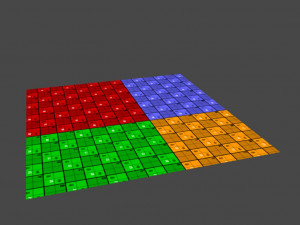 3d animated canvas sack Modello 3D
