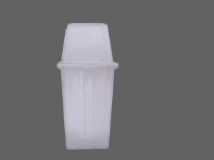low poly bin 3D Model