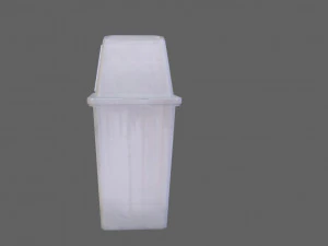 low poly bin 3D Model