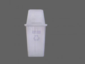 low poly bin 3D Model