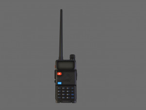 radio 3D 模型