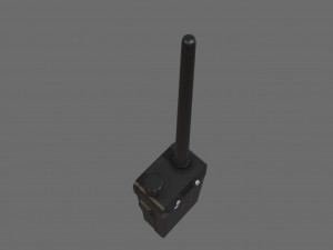 radio 3D 模型