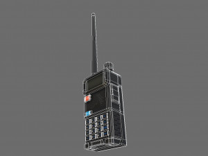 radio 3D 模型