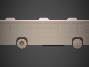 thai bus Modello 3D