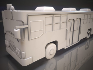 thai bus Modello 3D