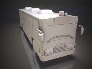 thai bus Modello 3D