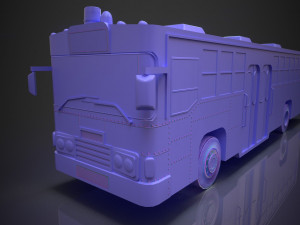 thai bus Modello 3D