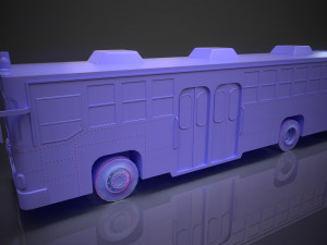 thai bus Modello 3D