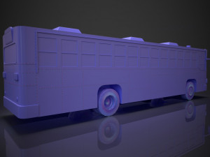 thai bus Modello 3D