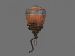spinning top 3D Model