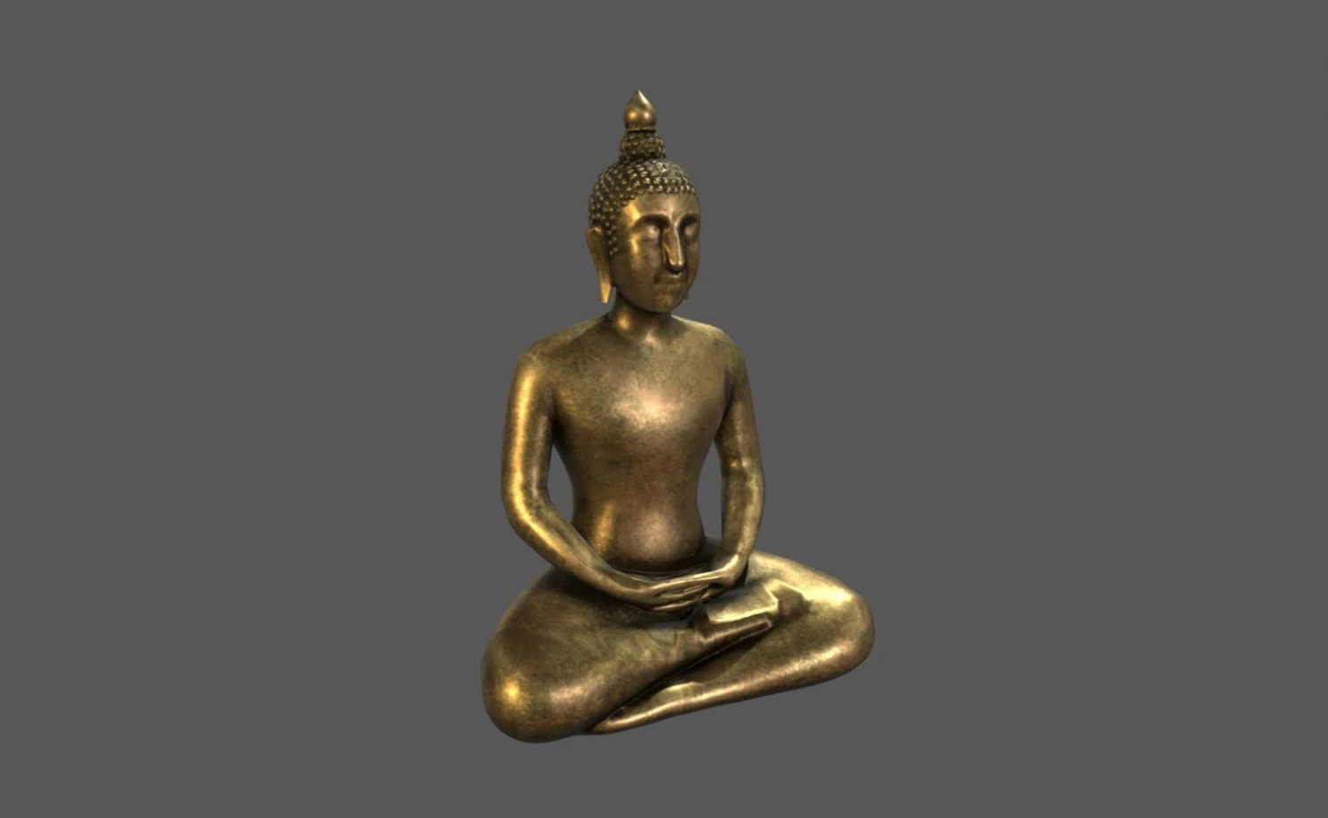 buddha statue 3D Model .c4d .max .obj .3ds .fbx .stl .blend 