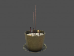 incense pot Modèle 3D