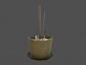 incense pot 3Dモデル