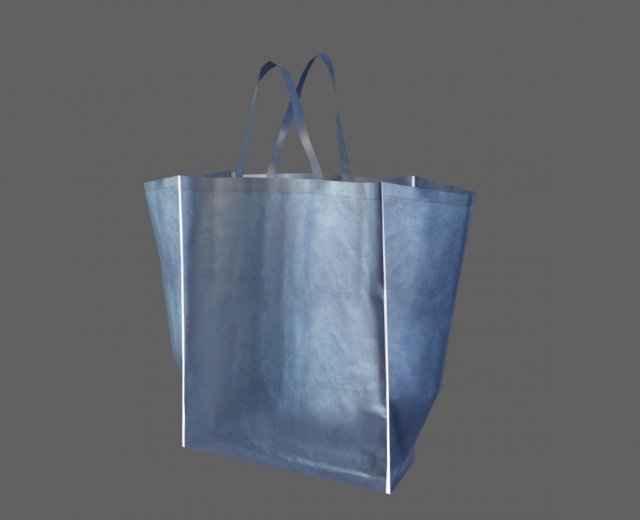 shopping bag 3D Model .c4d .max .obj .3ds .fbx .stl .blend 
