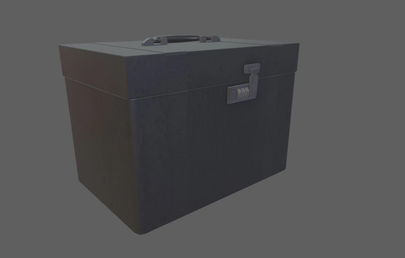 ब्लैक बॉक्स 3D मॉडल .c4d .max .obj .3ds .fbx .stl .blend 