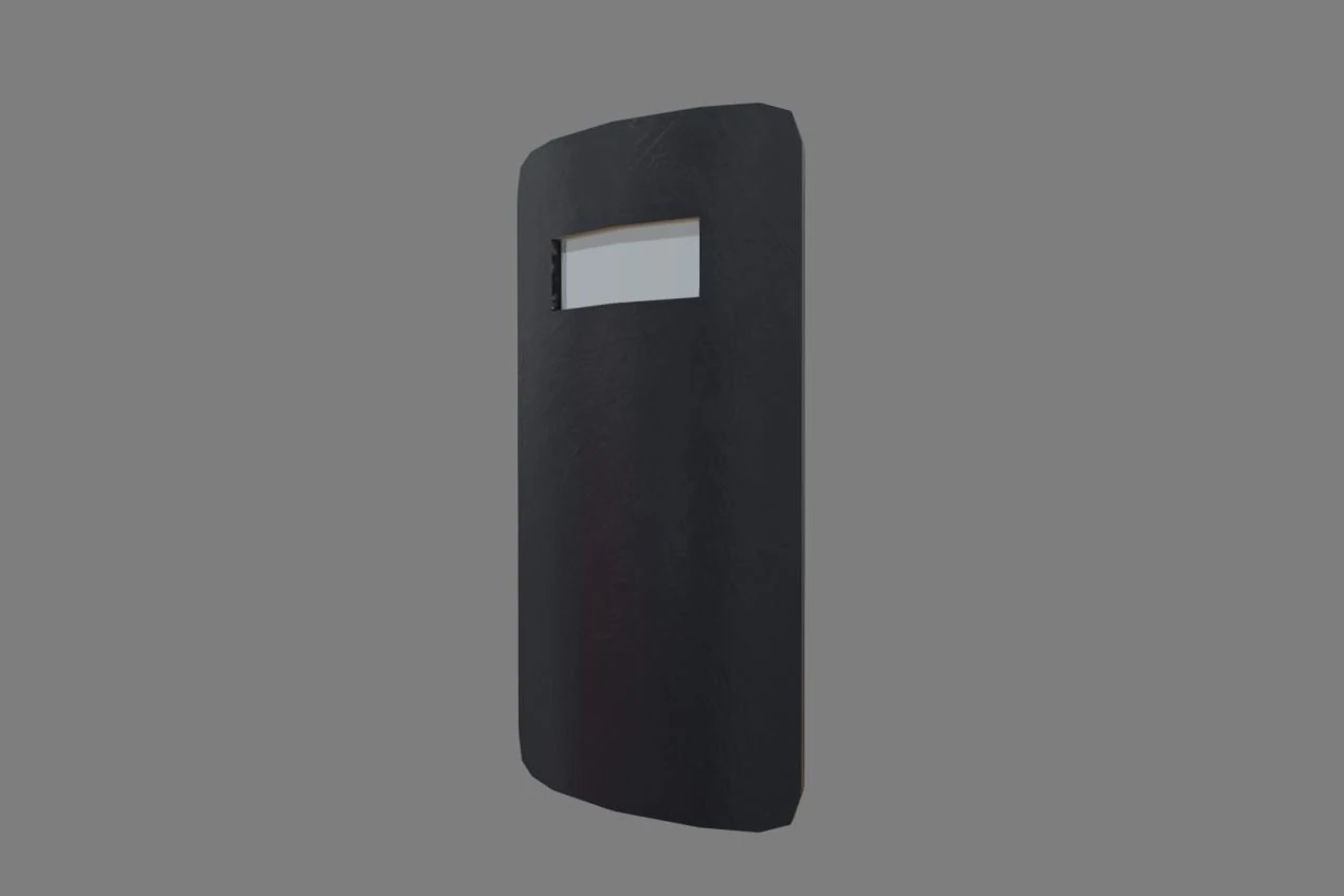 police shield 3D Model .c4d .max .obj .3ds .fbx .stl .blend 