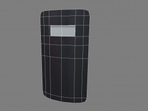 police shield Modelo 3D