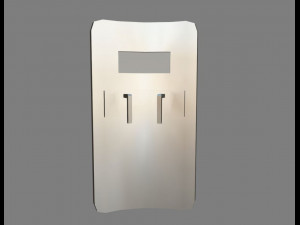 police shield Modelo 3D