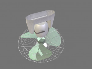 ceiling fan Modèle 3D