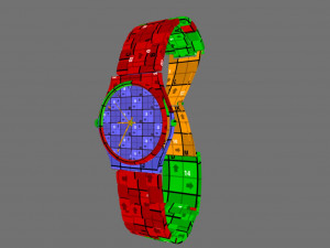 watch model Modèle 3D