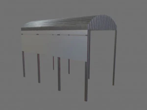 stainless roof 3D Model