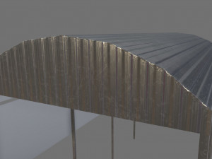 stainless roof Modelo 3D